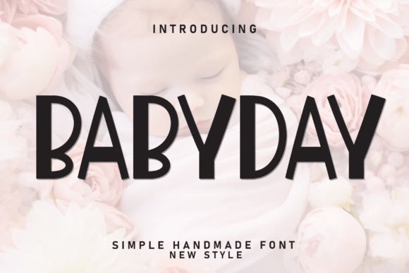 Babyday: A Warm Handwritten Display Font for Web Design
