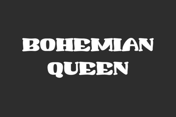 Bohemian Queen: The Groovy Display Font for Crafters