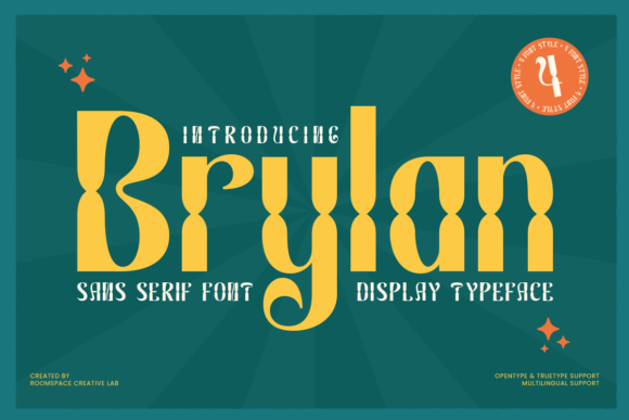 Brylan: A Bold Display Font for Modern Brands
