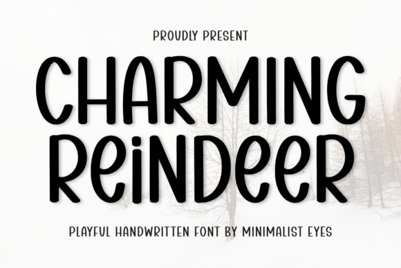 Charming Reindeer: The Playful Display Font for Scroll-Stopping Brand Content