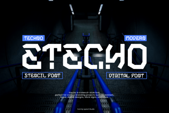 Designing Modern Editorial Layouts with Etecho Typeface