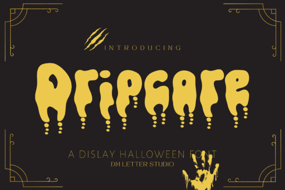 Dripcore: A Bold Display Font for Editorial Impact