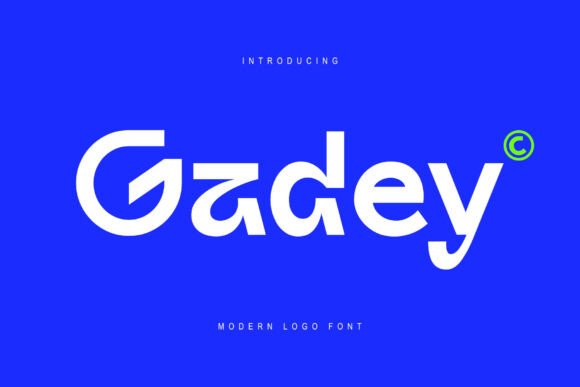 Gadey: A Futuristic Display Font for Modern Web Design