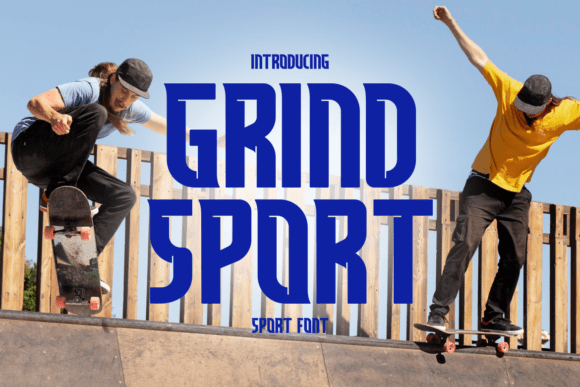 Grind Sport: The Bold Typeface for Energetic Brands