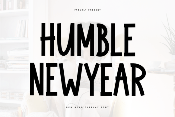 Humble Newyear: A Handwritten Display Font for Cozy Branding