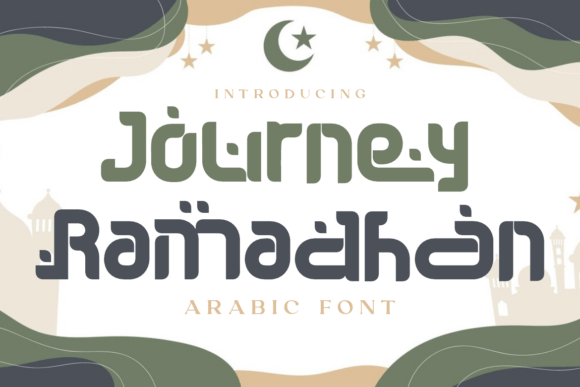 Journey Ramadhan: A Modern Arabic Display Font for Web Design
