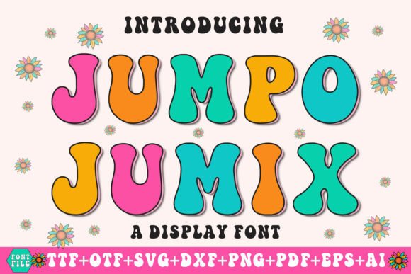 Jumpo Jumix: A Retro Display Font for Bold Campaigns