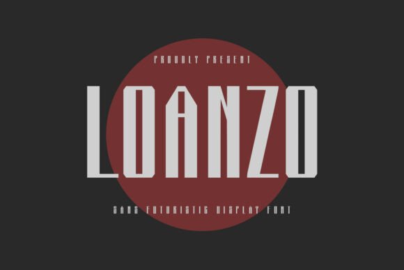 Loanzo: The Ultimate Futuristic Display Font for Modern Brands