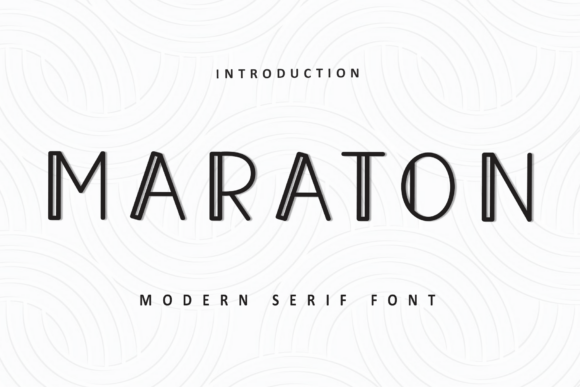 Maraton: A Soft Display Font for Elegant Editorial Design