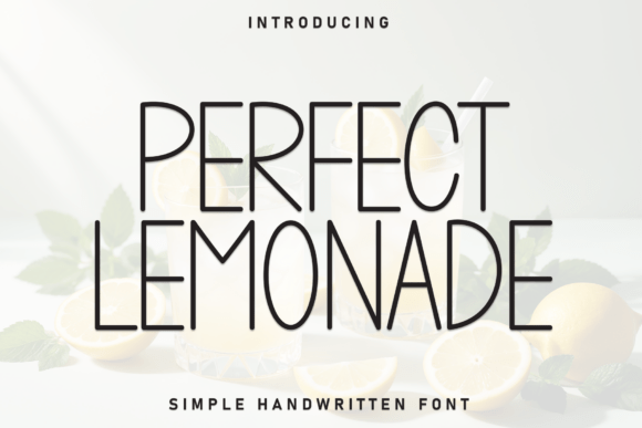 Perfect Lemonade: A Tall, Friendly Typeface for Branding
