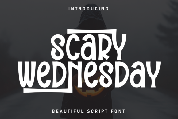 Scary Wednesday: A Playful Display Font for Small Business Branding