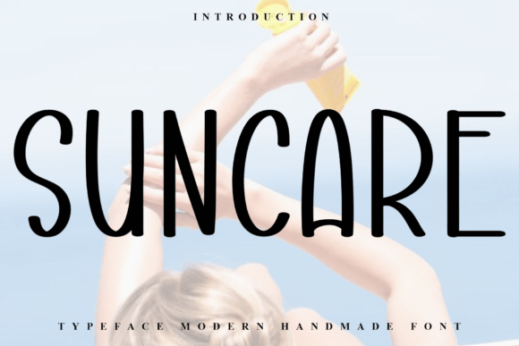 Suncare Typeface: A Festive Font for Holiday Branding