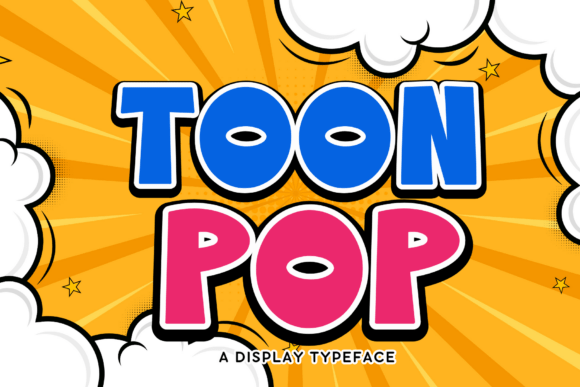 Toon Pop Font: A Playful Display Typeface for Editors