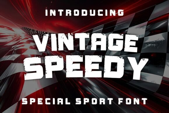 Vintage Speedy Review: A Sporty Display Font for Bold Brands