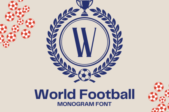 World Football Monogram: A Bold Display Font for Editorial Impact